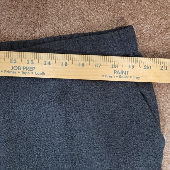 Pure Jill by J. Jill Wide Leg Crepe Pants Trousers Gray Sz XL Women's Relaxed - Picture 6 of 12